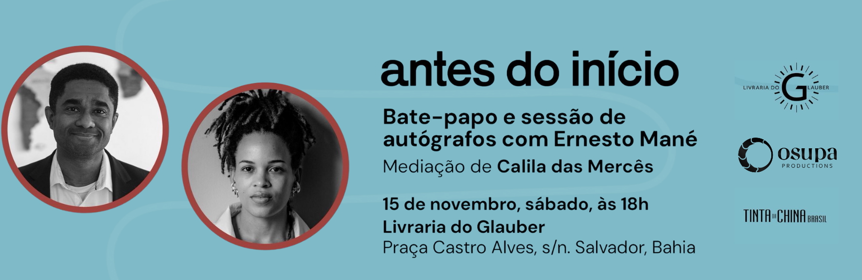 Livro “antes do início”, de Ernesto Mané